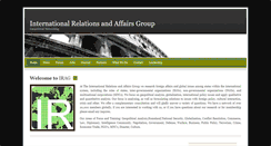 Desktop Screenshot of intlrelationsandaffairs.com